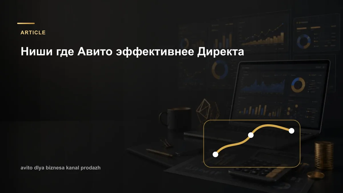 Ниши где Авито эффективнее Директа