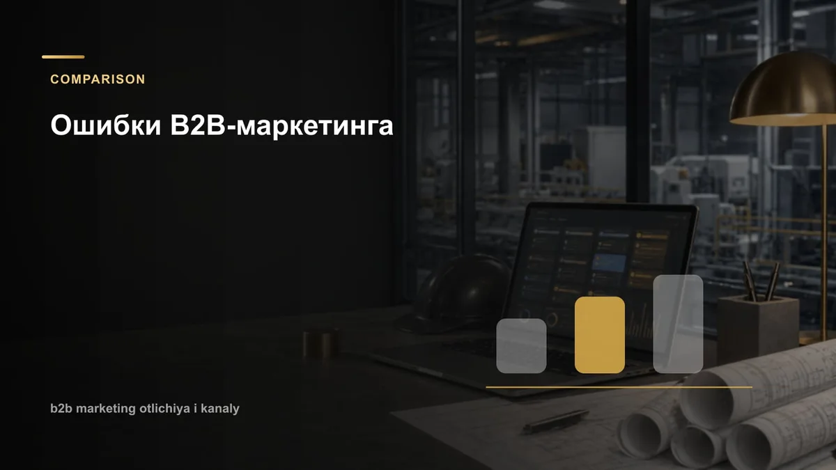 Ошибки B2B-маркетинга