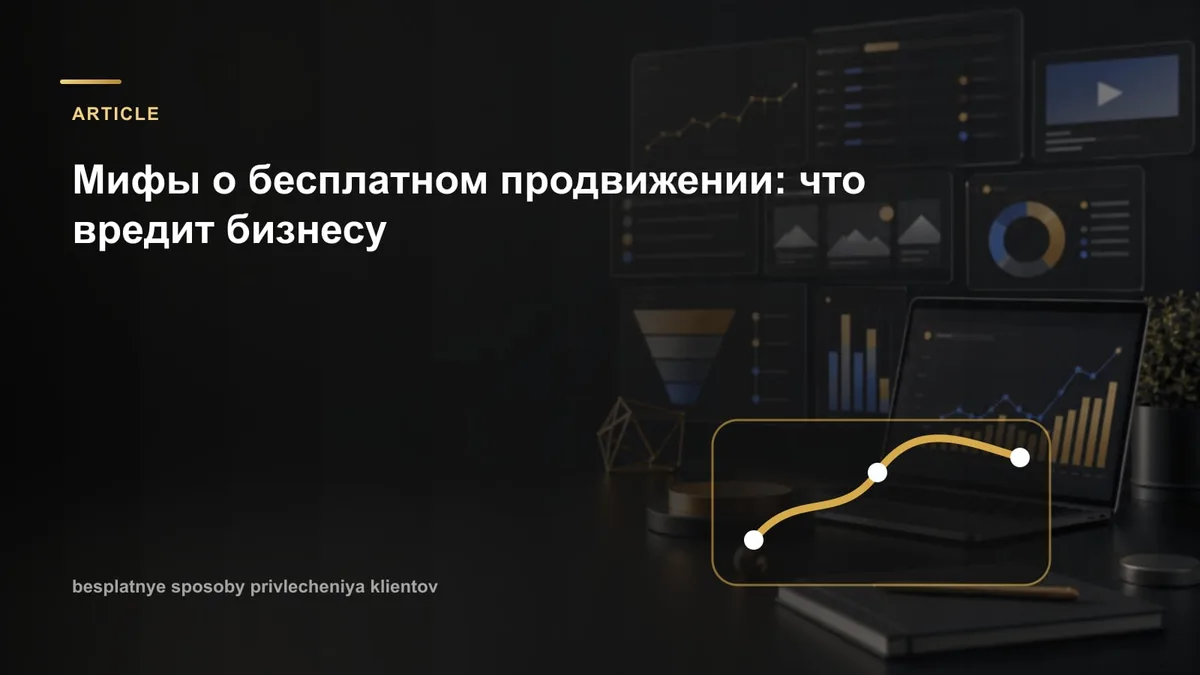 Мифы о бесплатном продвижении: что вредит бизнесу