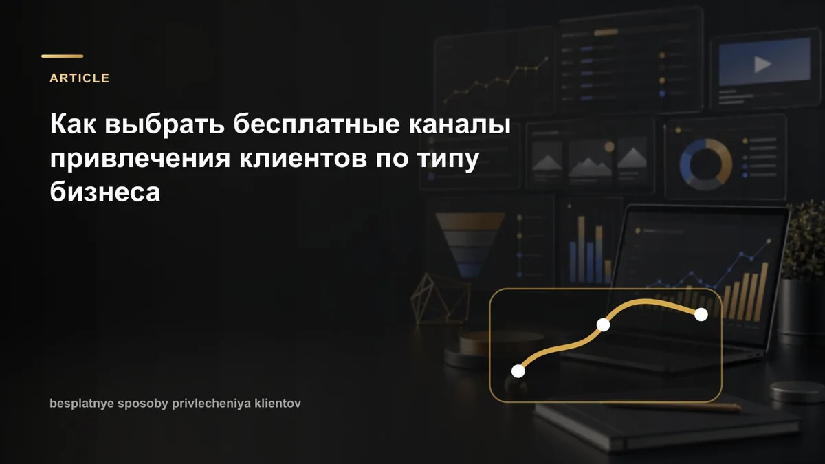 Как выбрать бесплатные каналы привлечения клиентов по типу бизнеса