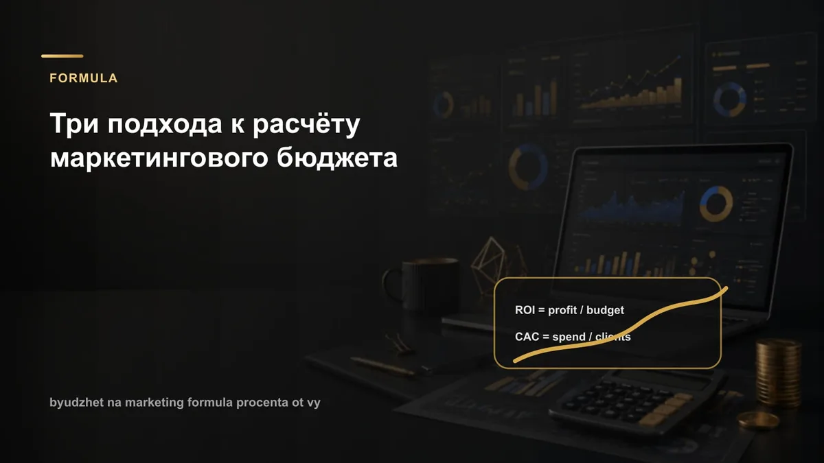 Три подхода к расчёту маркетингового бюджета