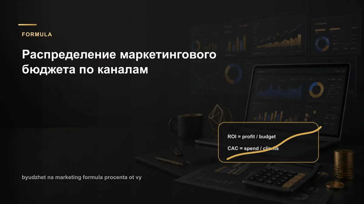 Распределение маркетингового бюджета по каналам