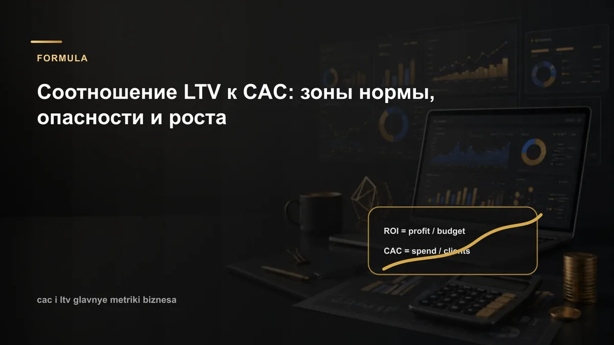 Соотношение LTV к CAC: зоны нормы, опасности и роста