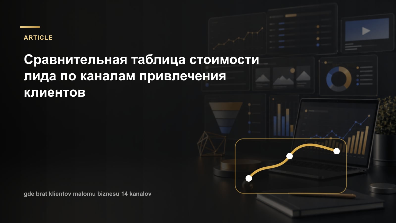 Сравнительная таблица стоимости лида по каналам привлечения клиентов