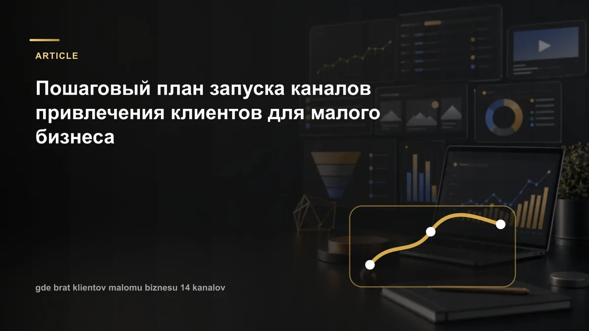 Пошаговый план запуска каналов привлечения клиентов для малого бизнеса