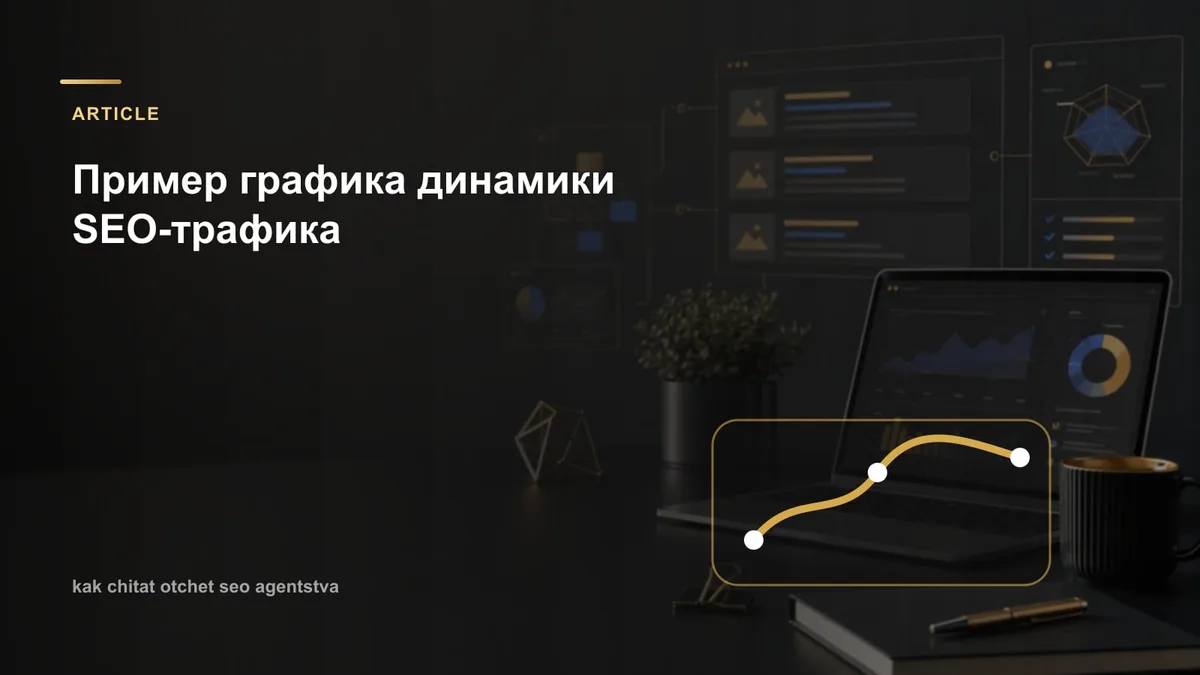 Пример графика динамики SEO-трафика