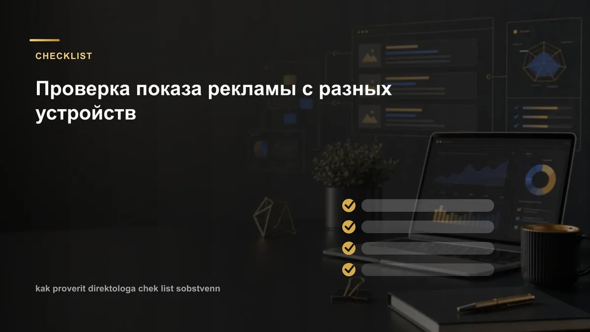 Проверка показа рекламы с разных устройств