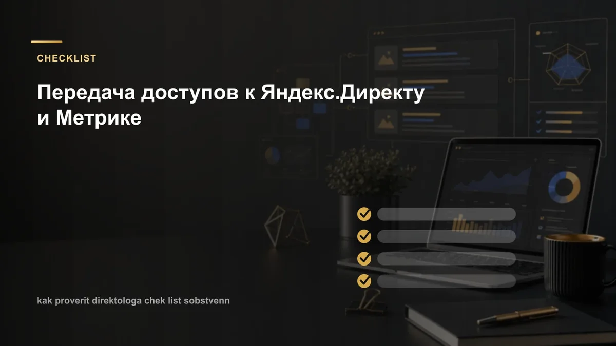 Передача доступов к Яндекс.Директу и Метрике