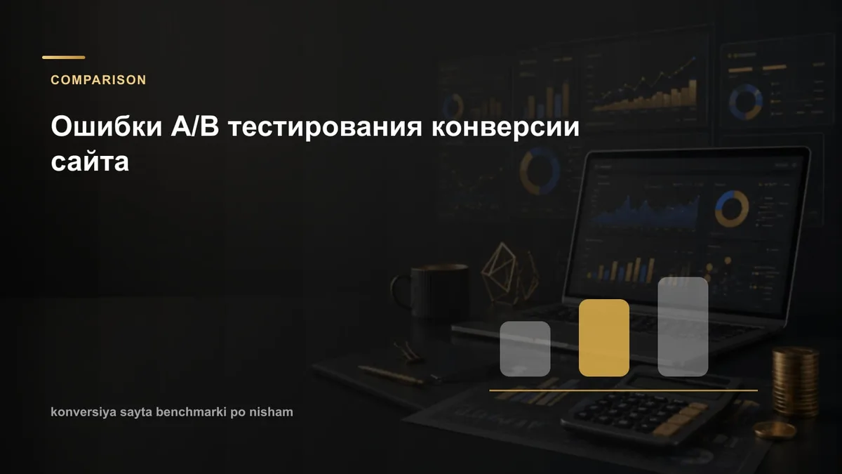 Ошибки A/B тестирования конверсии сайта