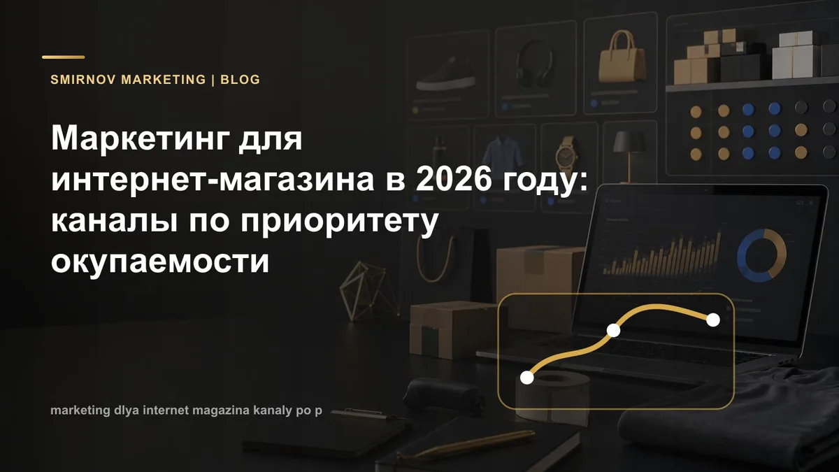 Маркетинг для интернет-магазина в 2026: каналы по приоритету окупаемости
