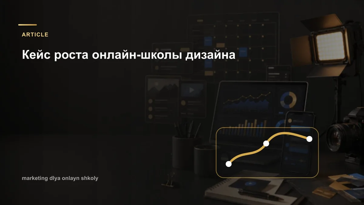 Кейс роста онлайн-школы дизайна