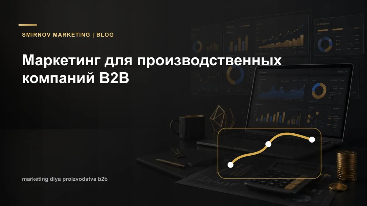 Маркетинг для производства (B2B) в 2026: когда нужен сайт, когда не нужен
