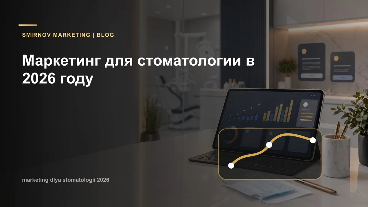Маркетинг для стоматологии в 2026: каналы, бюджеты, реальные цены лидов