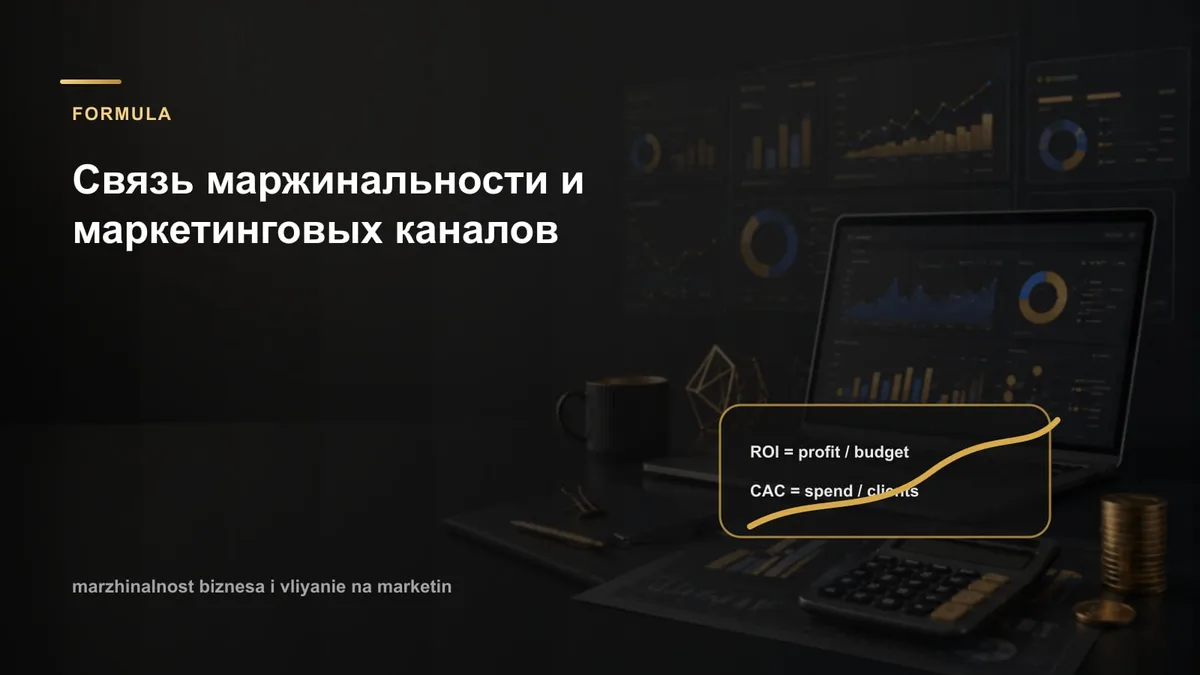 Связь маржинальности и маркетинговых каналов