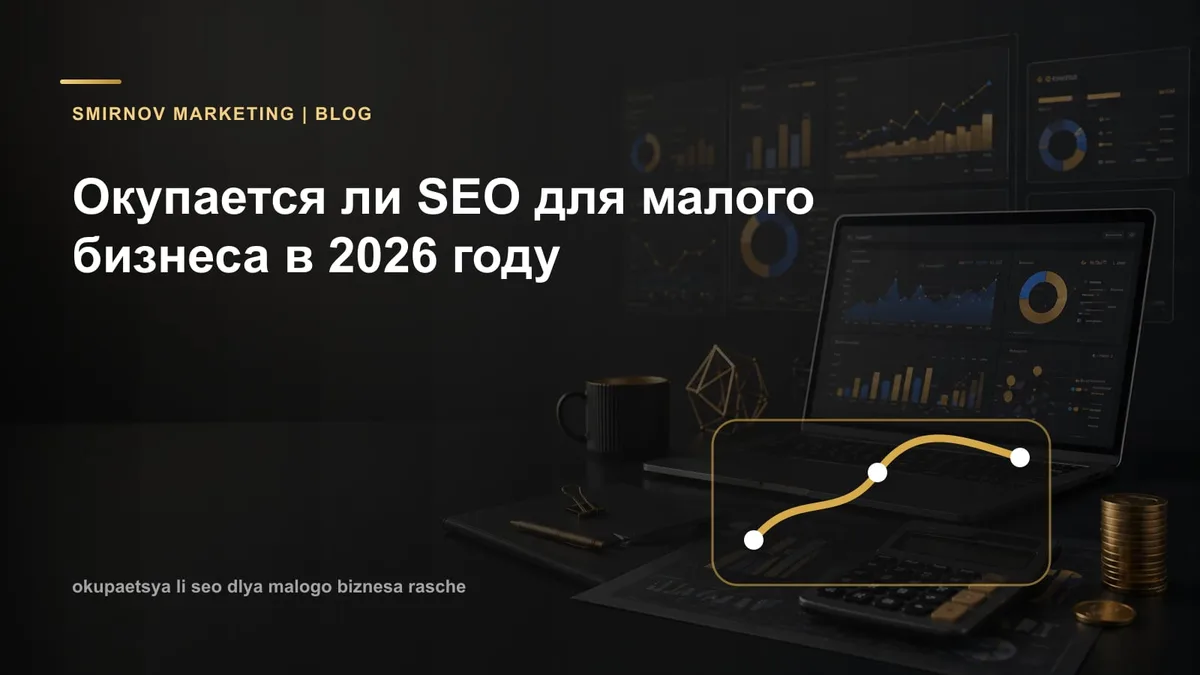 Окупается ли SEO для малого бизнеса в 2026: расчёт на цифрах + 3 кейса