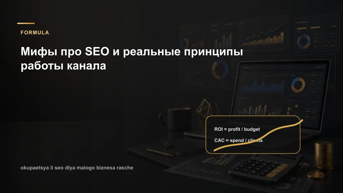 Мифы про SEO и реальные принципы работы канала