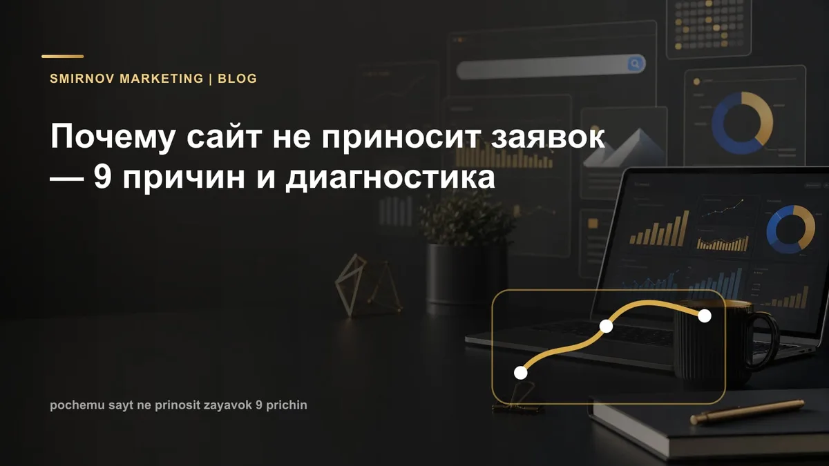 Почему сайт не приносит заявок: 9 типичных проблем и что чинить первым