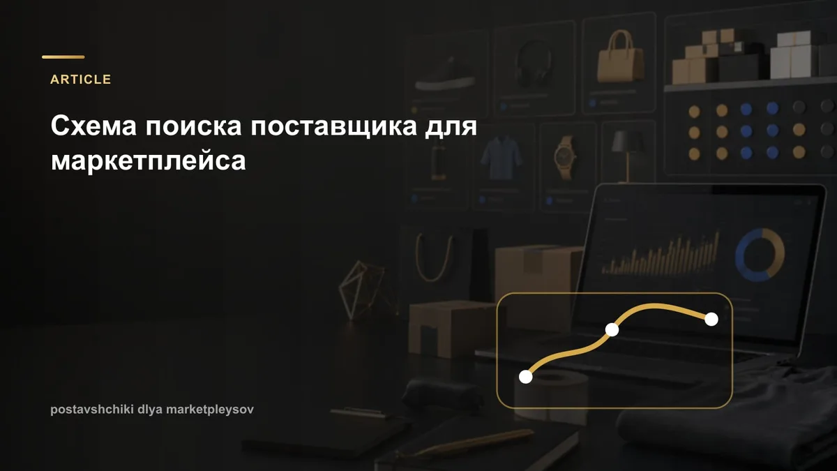 Схема поиска поставщика для маркетплейса