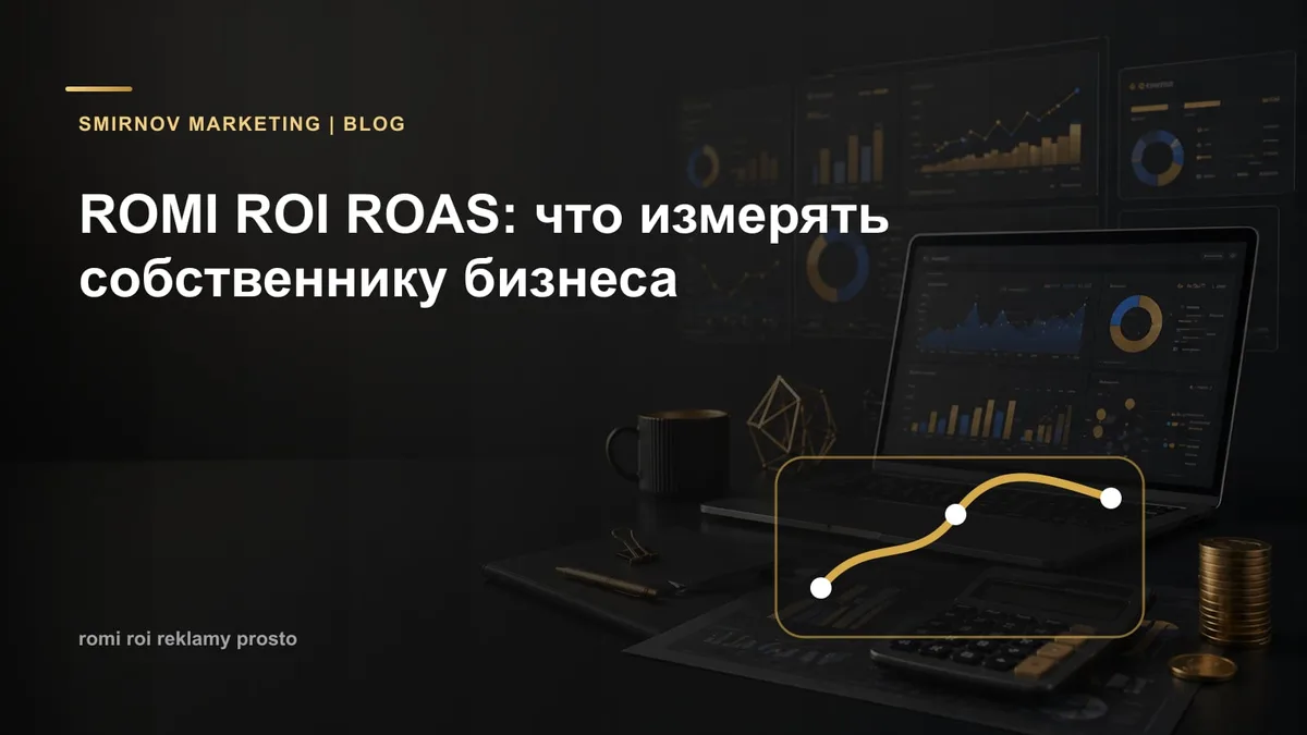 ROMI и ROI рекламы в 2026: простыми словами + калькулятор