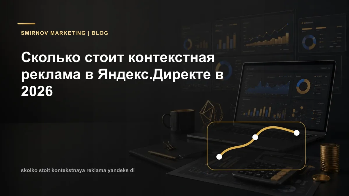 Сколько стоит контекстная реклама в Яндекс.Директе в 2026: бюджеты по 10 нишам и реальная цена заявки