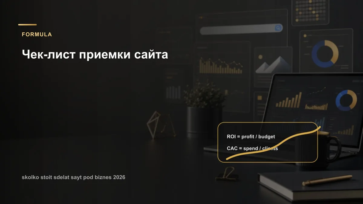 Чек-лист приемки сайта