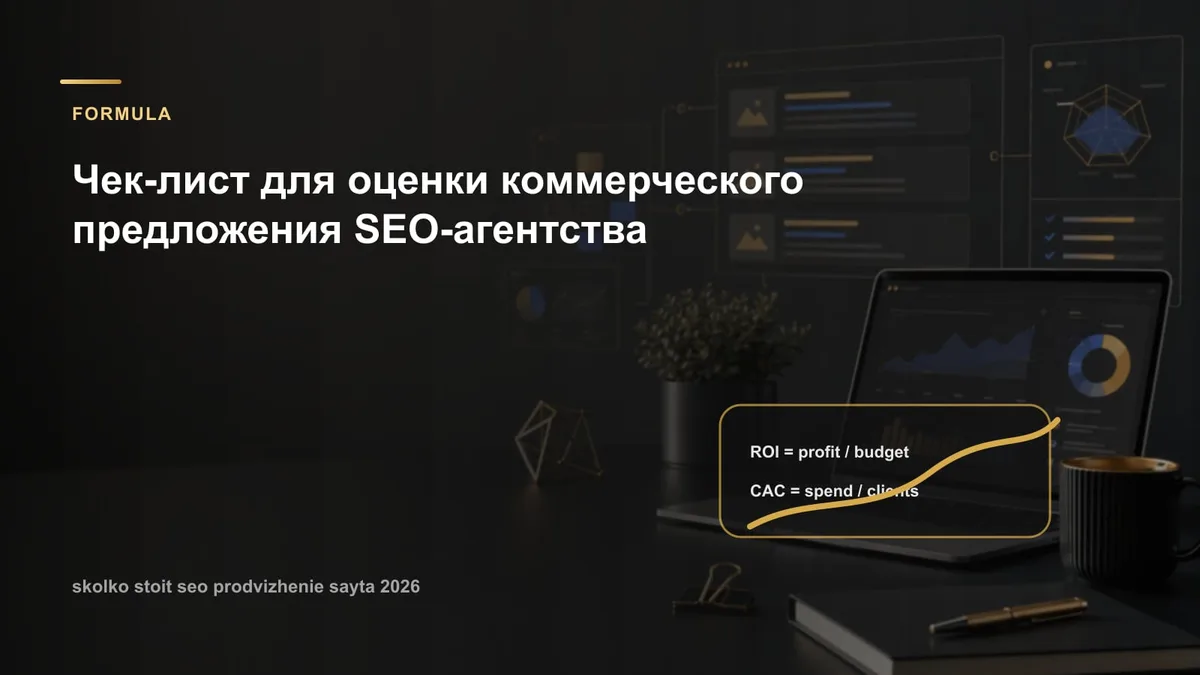 Чек-лист для оценки коммерческого предложения SEO-агентства