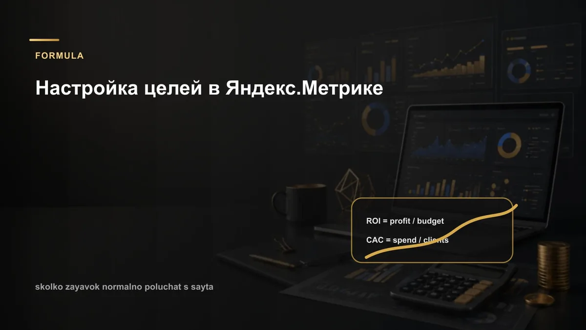 Настройка целей в Яндекс.Метрике
