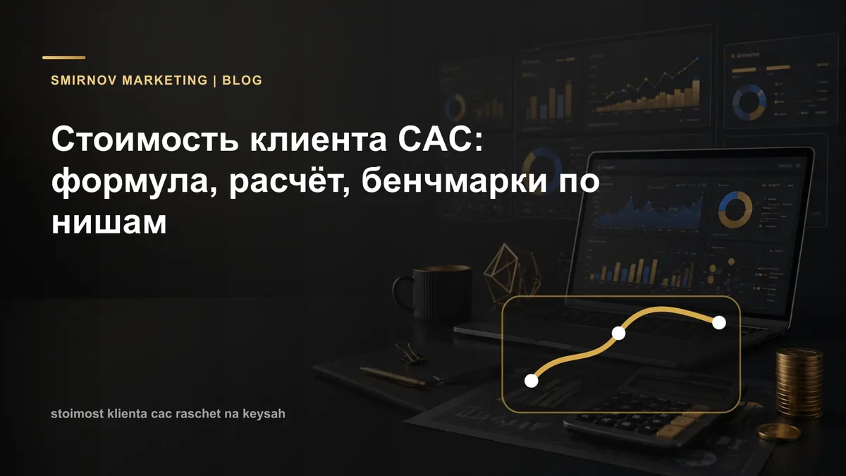 Стоимость одного клиента (CAC): как считать, бенчмарки по нишам и почему 80% бизнесов не знают этой цифры