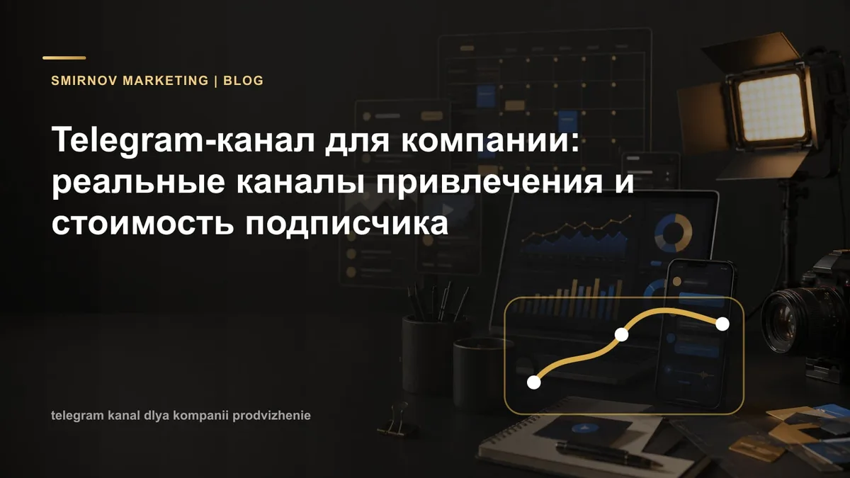 Telegram-канал для компании в 2026: реальные каналы привлечения и стоимость подписчика