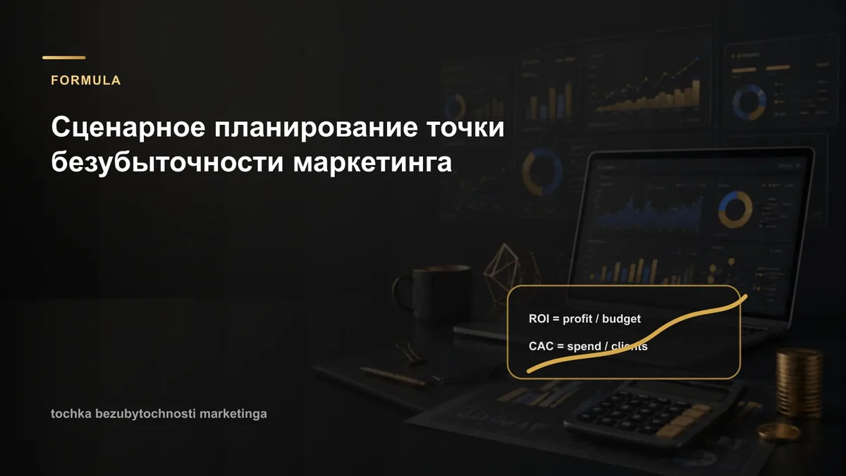 Сценарное планирование точки безубыточности маркетинга