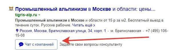 Скриншот яркого сниппета Яндекс