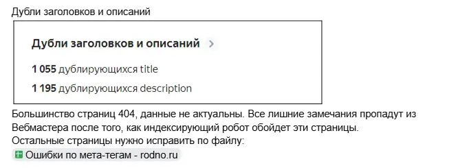 Анализ сайта на выявление ошибок