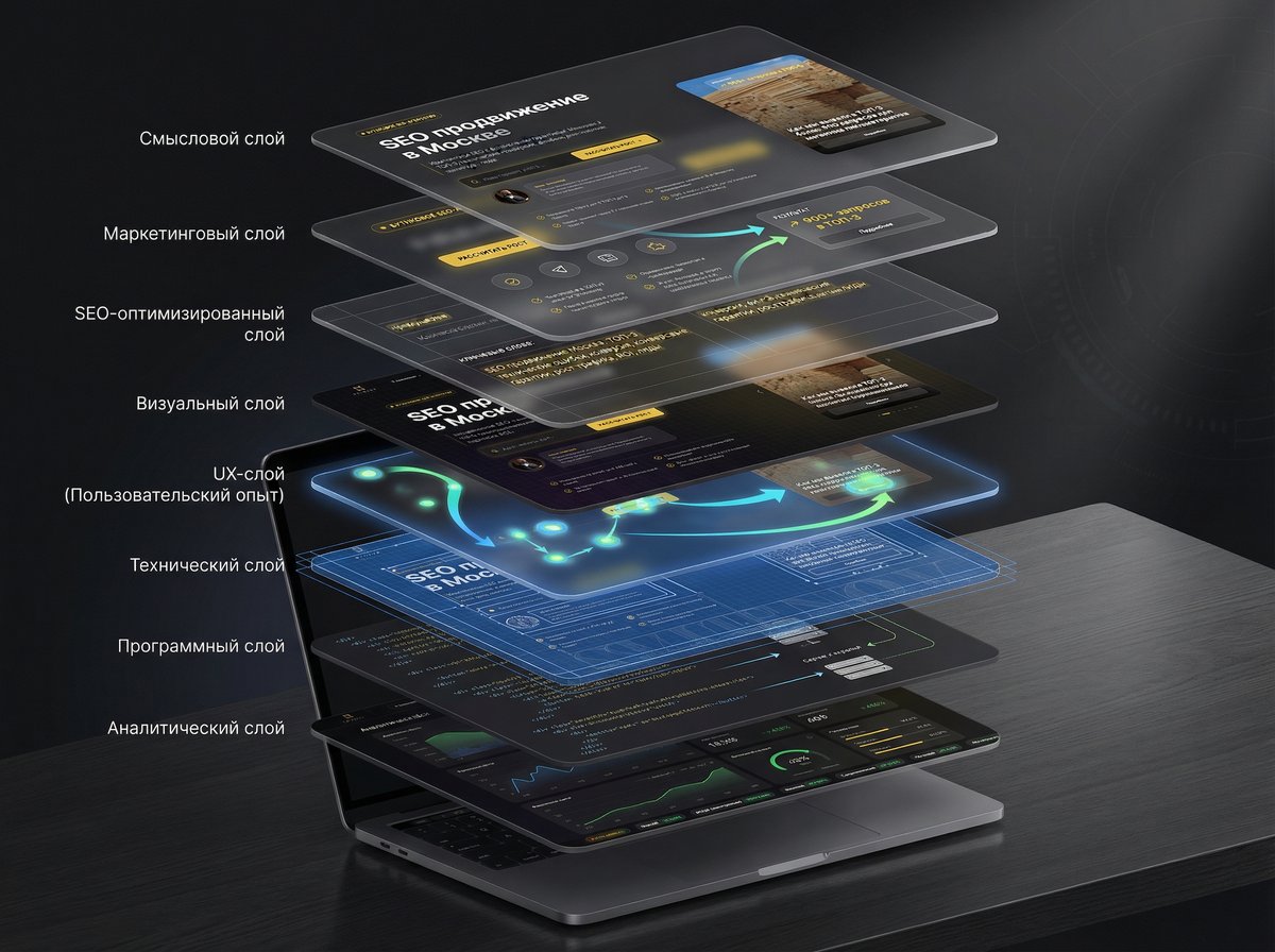 Слои разработки сайта